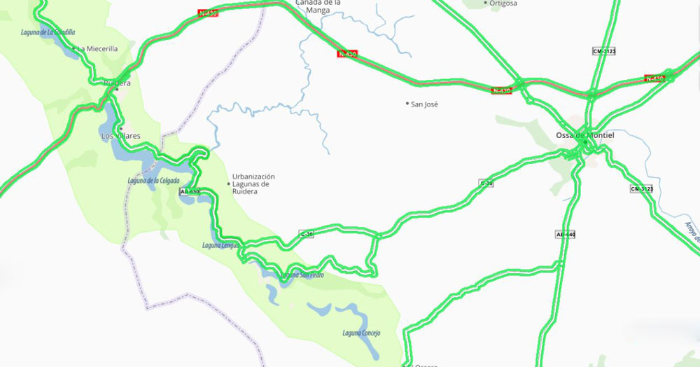 Nuevo acceso a las Lagunas de Ruidera